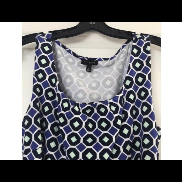 Talbots Bold Print Summer Dress 👗 - Picture 4 of 8